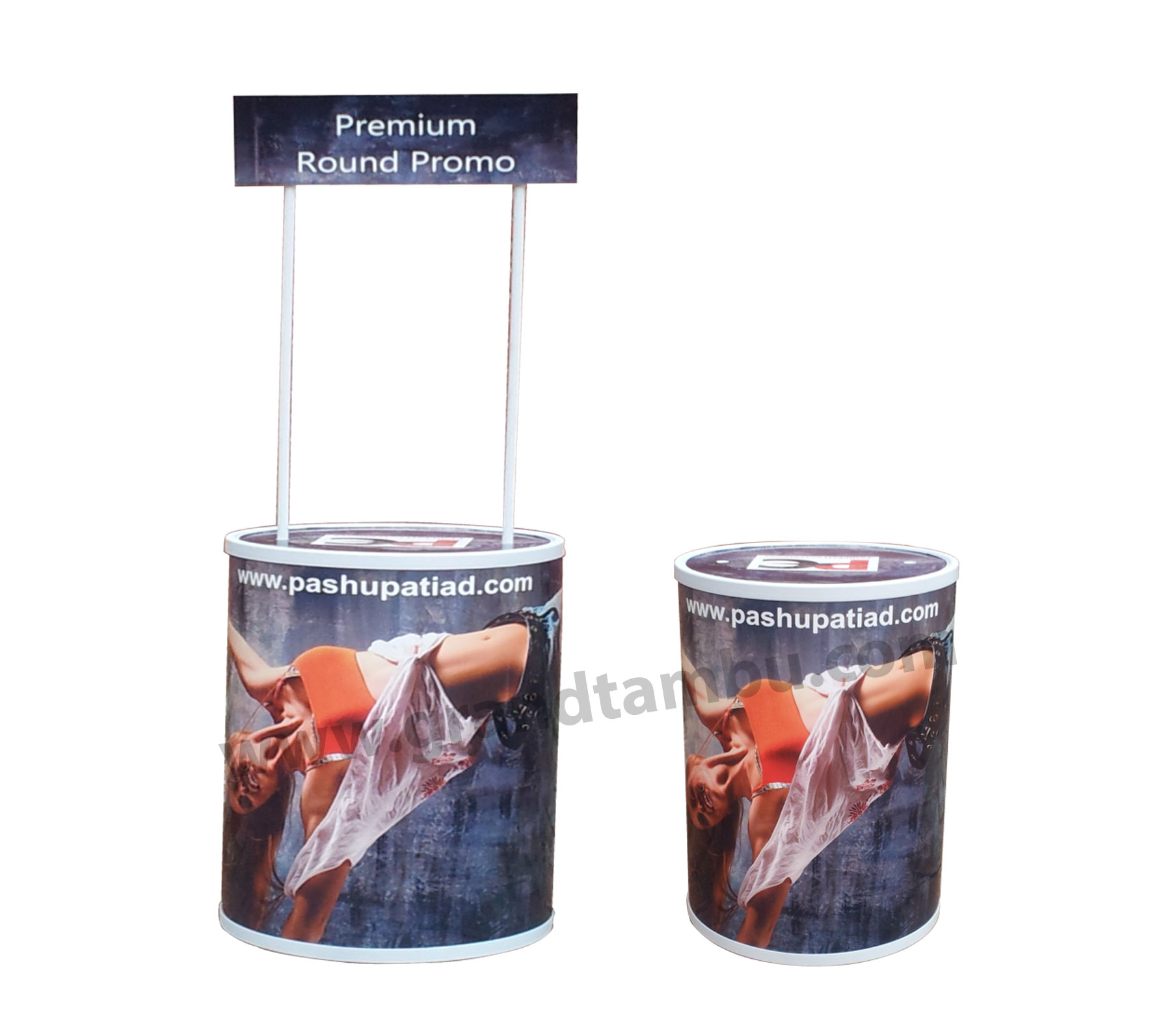 Round Promo Table Grand Tambu Pashupati Enterprises Round Promo Table Grand Tambu, Round Table Promos