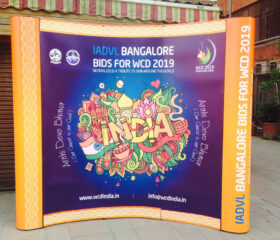 Popup Backdrop Stand
